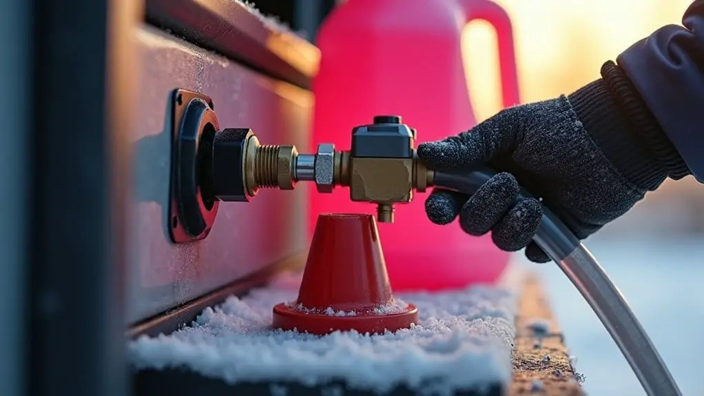 winterizing plumbing systems safely